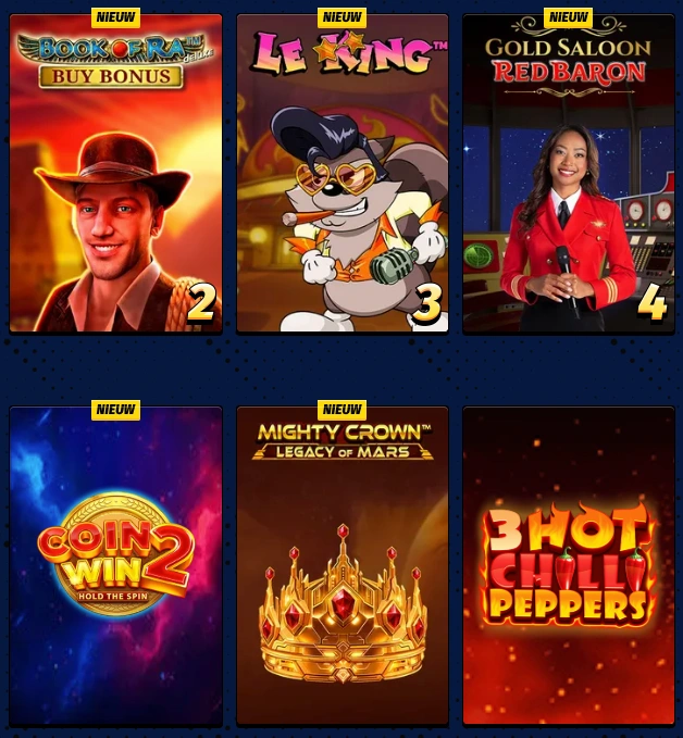 Slots bij BigClash Casino